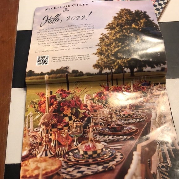 2022 Mackenzie Childs Calendar - Picture 2 of 14